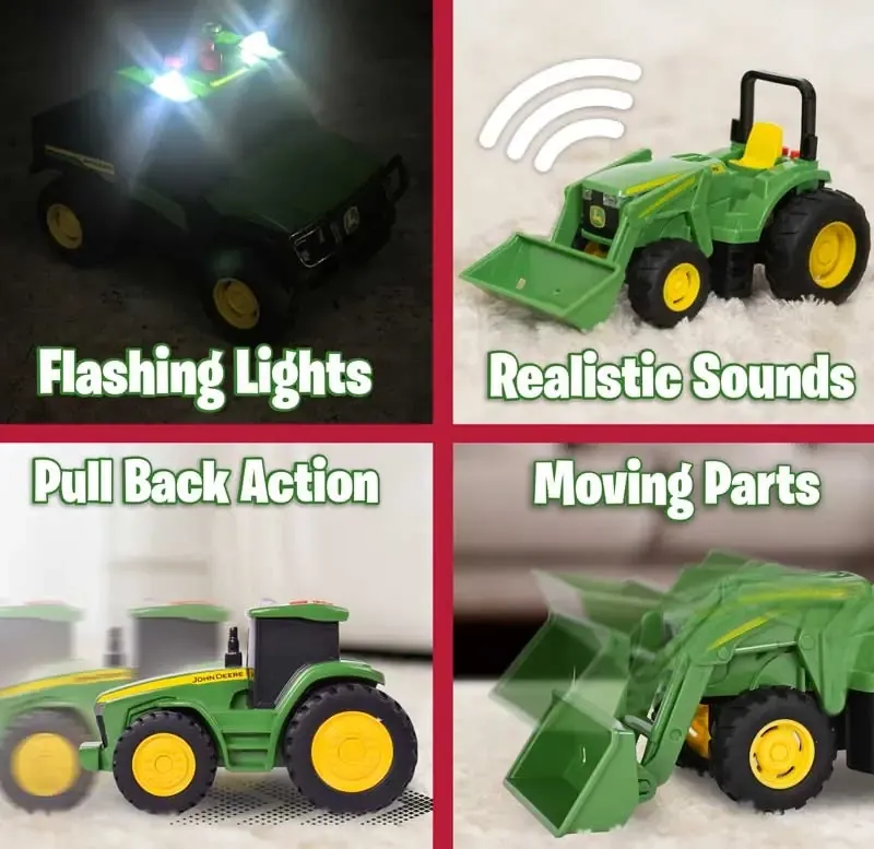 John Deere Mini Vehicle 3 Pack Toys-2
