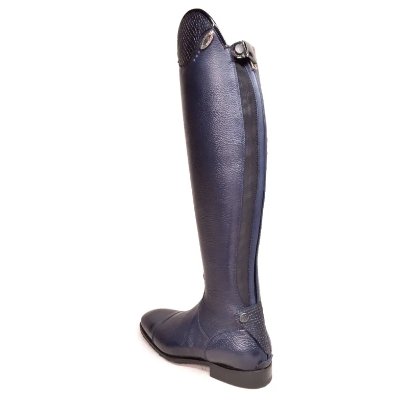 De Niro Salentino Tall Riding Boots in Regal Skye Blue-10