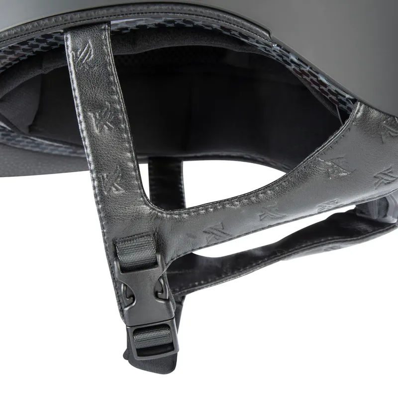 Karben Amity LTHR Riding Hat in Black-8