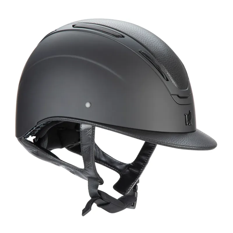 Karben Amity LTHR Riding Hat in Black-2