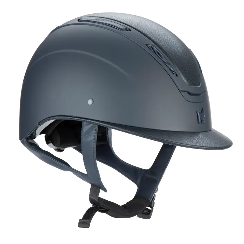 Karben Amity LTHR Riding Hat in Navy-2