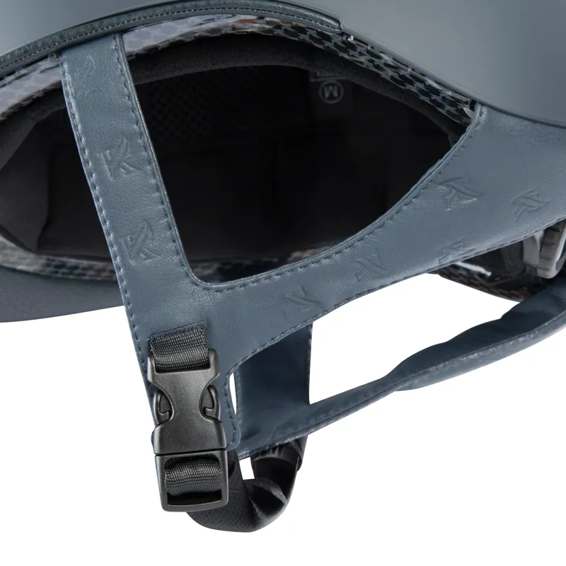 Karben Amity LTHR Riding Hat in Navy-8