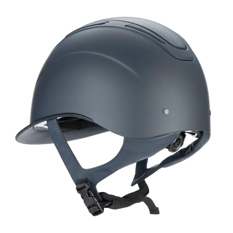 Karben Amity LTHR Riding Hat in Navy-4