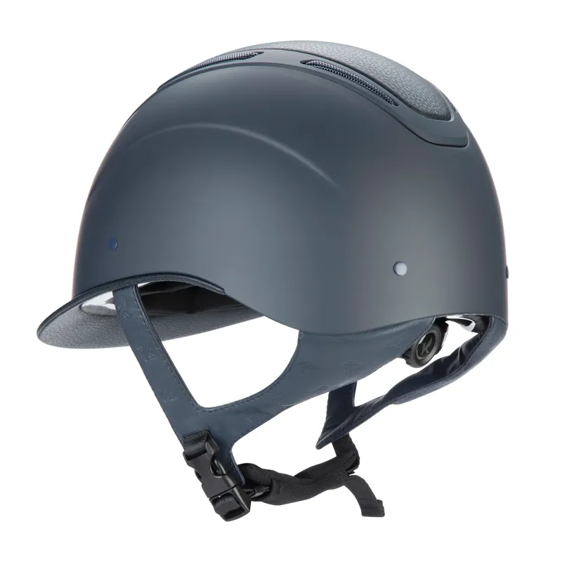 Karben Amity LTHR Riding Hat in Navy-3