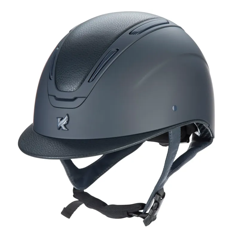Karben Amity LTHR Riding Hat in Navy-3