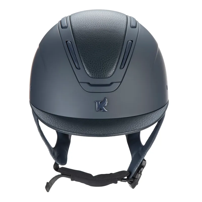 Karben Amity LTHR Riding Hat in Navy