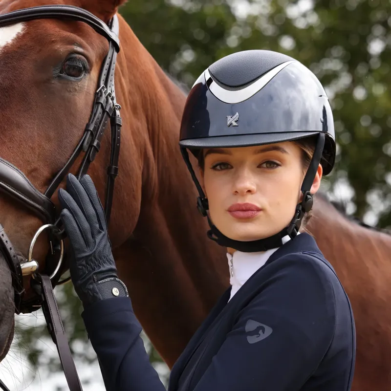 Karben Carey Ellipse SP Riding Hat in Navy-7