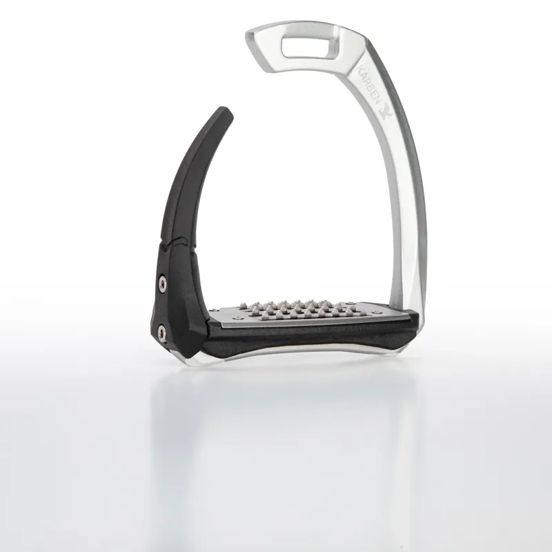 Karben Ultra Grip FX Stirrups Adults in Black-4