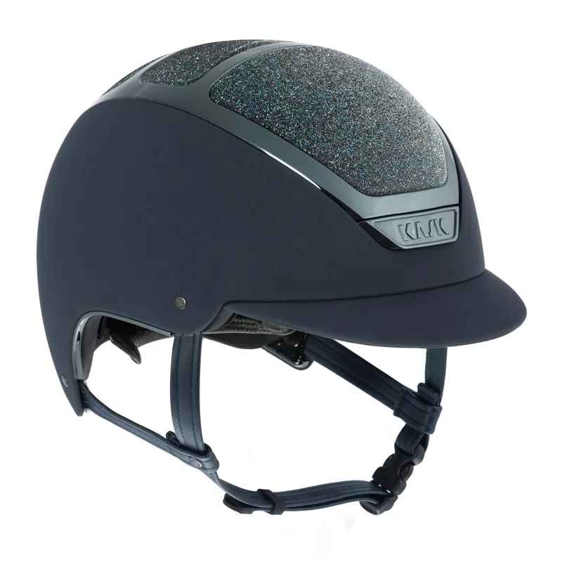 Kask Dogma Light Crystal Carpet Riding Hat Navy