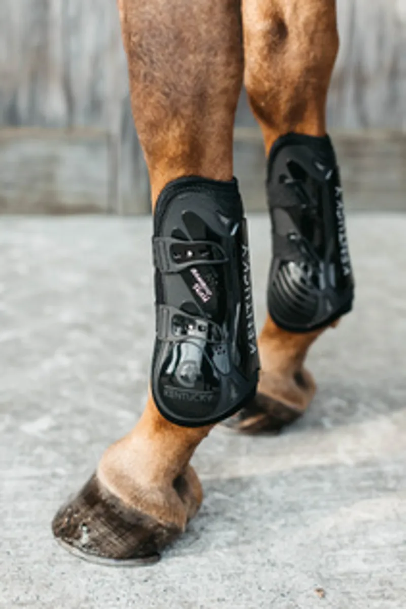 Kentucky Bamboo Elastic Tendon Boots in Black-9