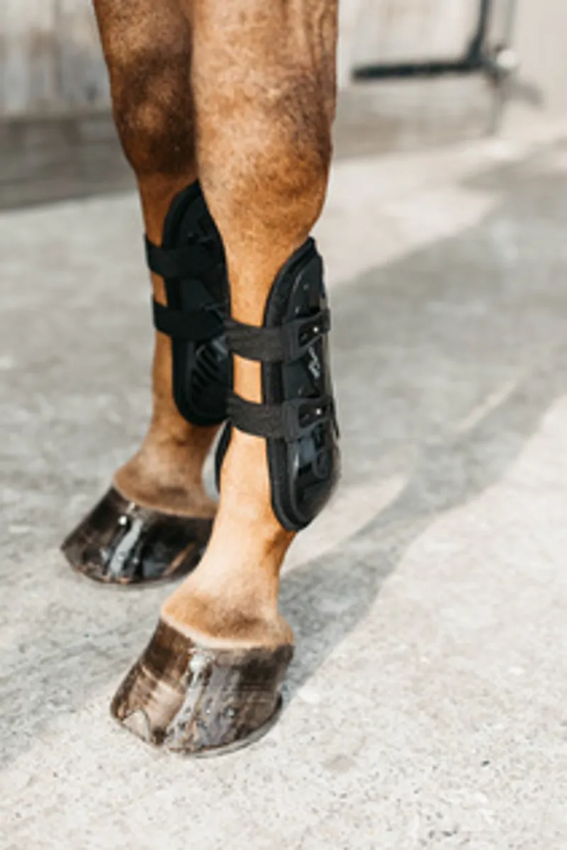 Kentucky Bamboo Elastic Tendon Boots in Black-4