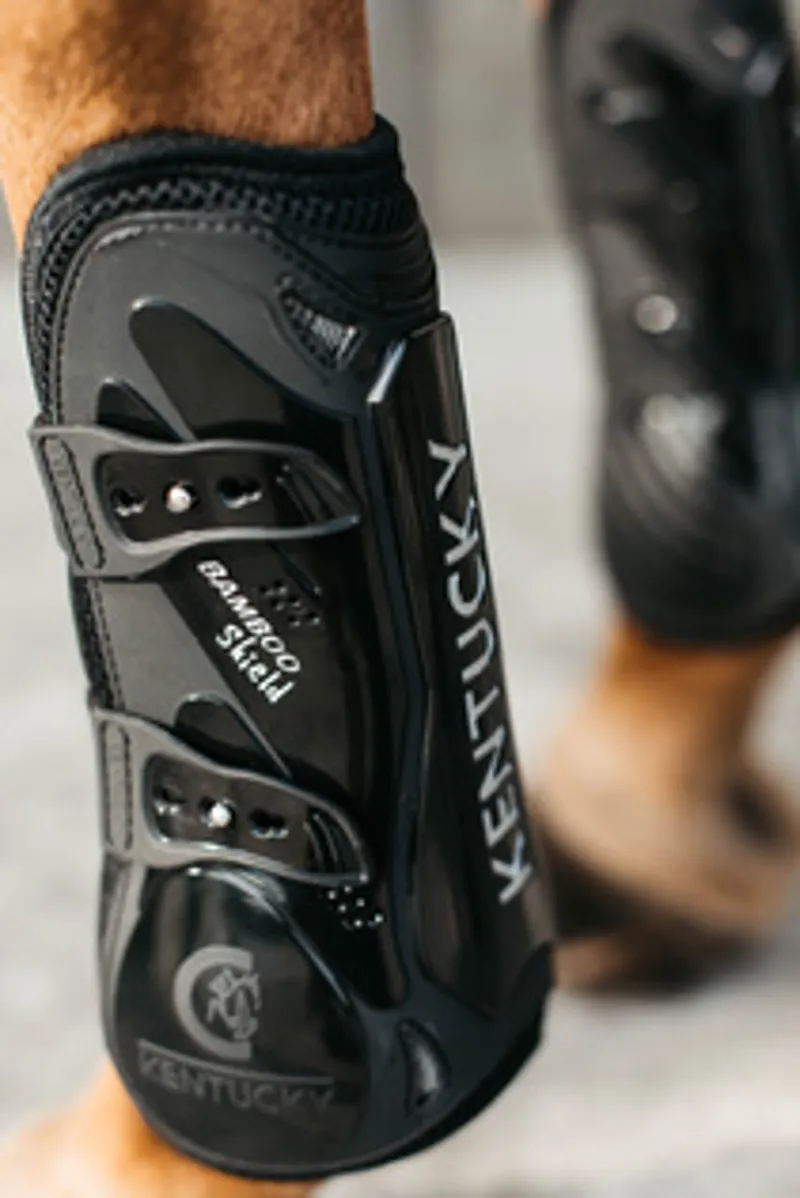 Kentucky Bamboo Elastic Tendon Boots in Black-5