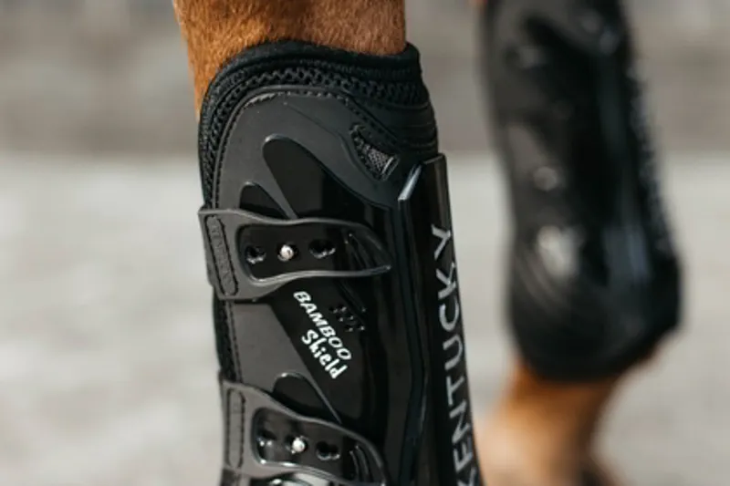 Kentucky Bamboo Elastic Tendon Boots in Black-8