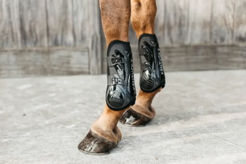 Kentucky Bamboo Elastic Tendon Boots in Black-9