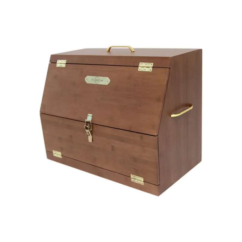 Kentucky Horsewear Deluxe Show Grooming Box in Brown