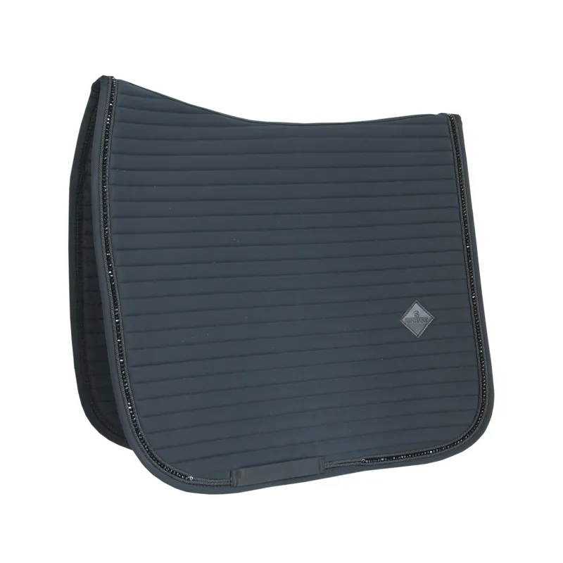 Kentucky Dressage Pearls Saddle Pad in Black