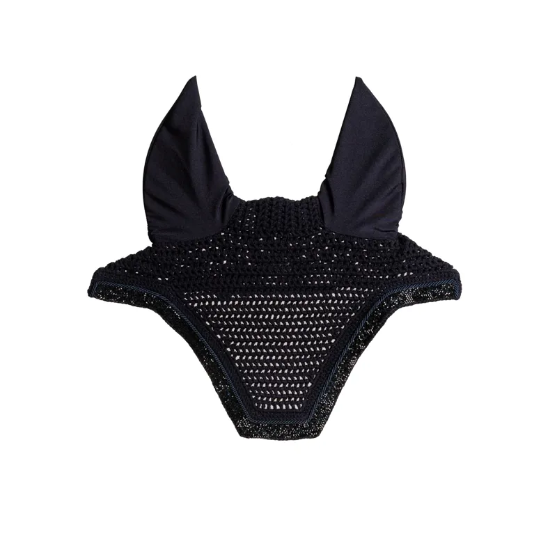 Kentucky Horsewear Wellington Glitter Stone Fly Veil in Navy