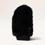 Kentucky Grooming Deluxe Sheepskin Grooming Mitt in Black