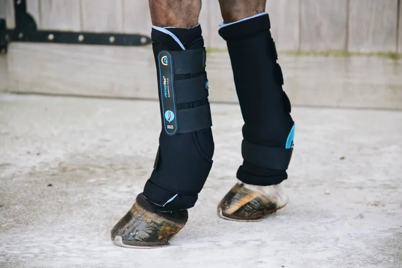 Kentucky Magnetic Stable Boots Recuptex in Black-3