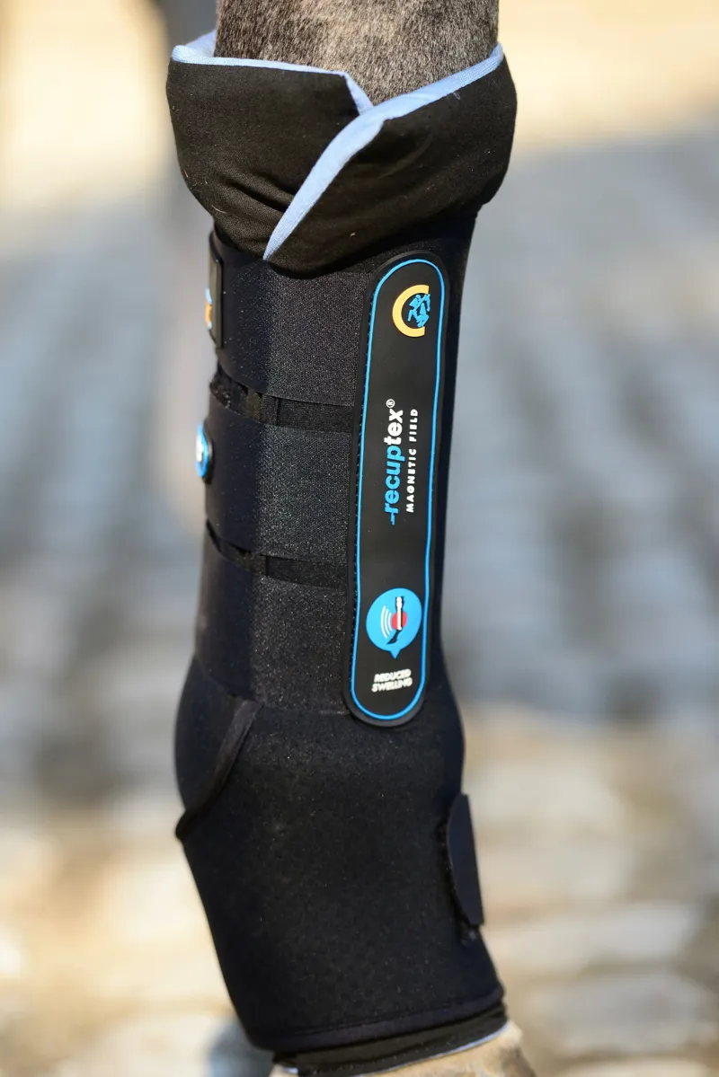Kentucky Magnetic Stable Boots Recuptex in Black-7