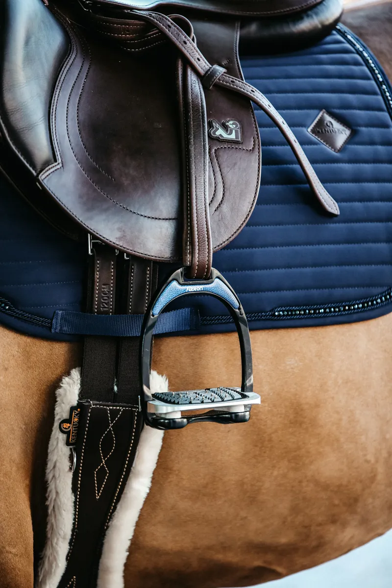 Kentucky Jumping Pearls Saddle Pad in Navy-2