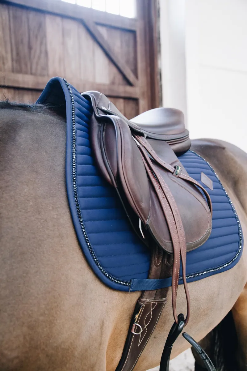 Kentucky Jumping Pearls Saddle Pad in Navy-4