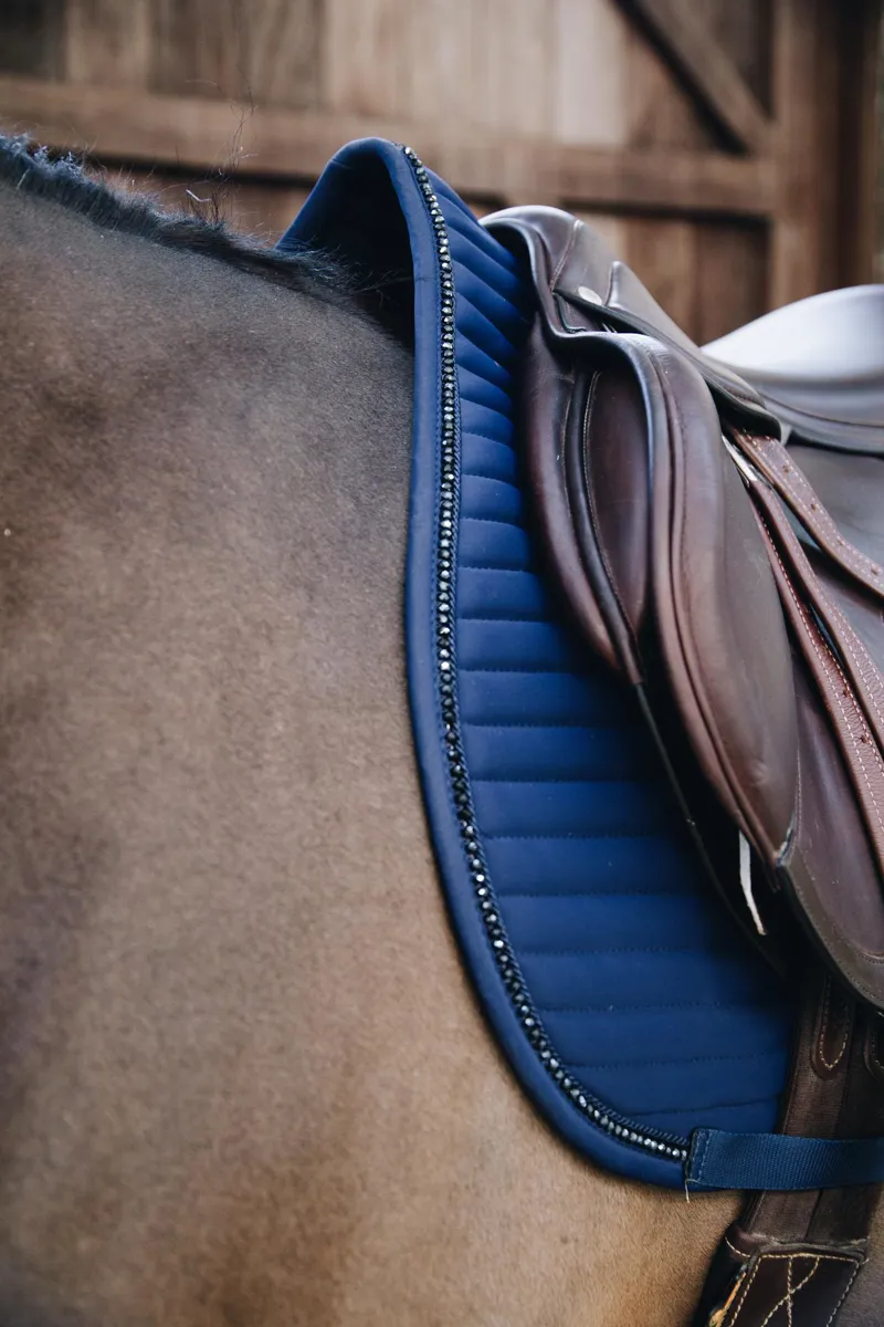 Kentucky Jumping Pearls Saddle Pad in Navy-4