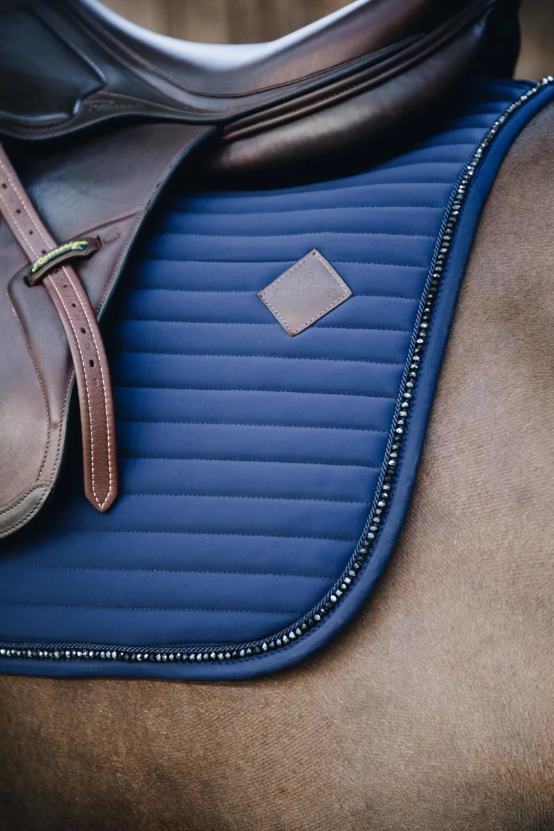 Kentucky Jumping Pearls Saddle Pad in Navy-5