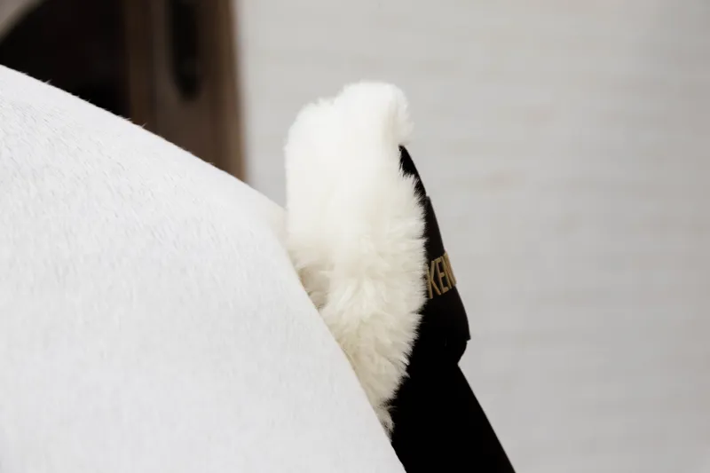 Kentucky Sheepskin Tail Guard in Black-3