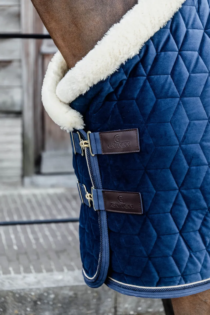 Kentucky Show Rug Velvet in Navy-7
