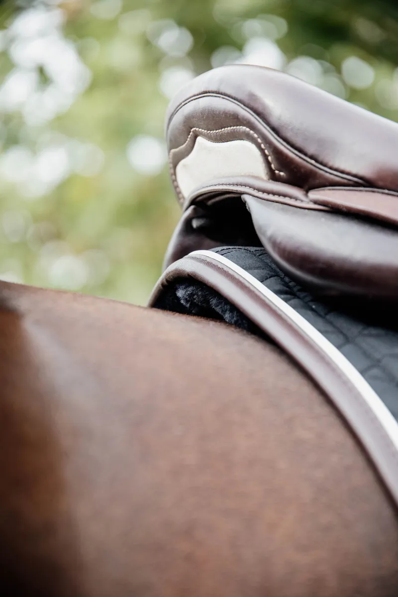 Kentucky Skin Friendly Showjumping Saddle Pad in Navy-8