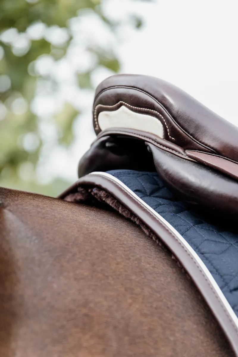 Kentucky Skin Friendly Showjumping Saddle Pad in Navy-7