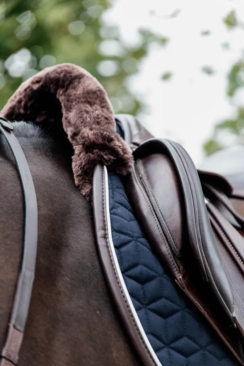 Kentucky Skin Friendly Showjumping Saddle Pad in Navy-4