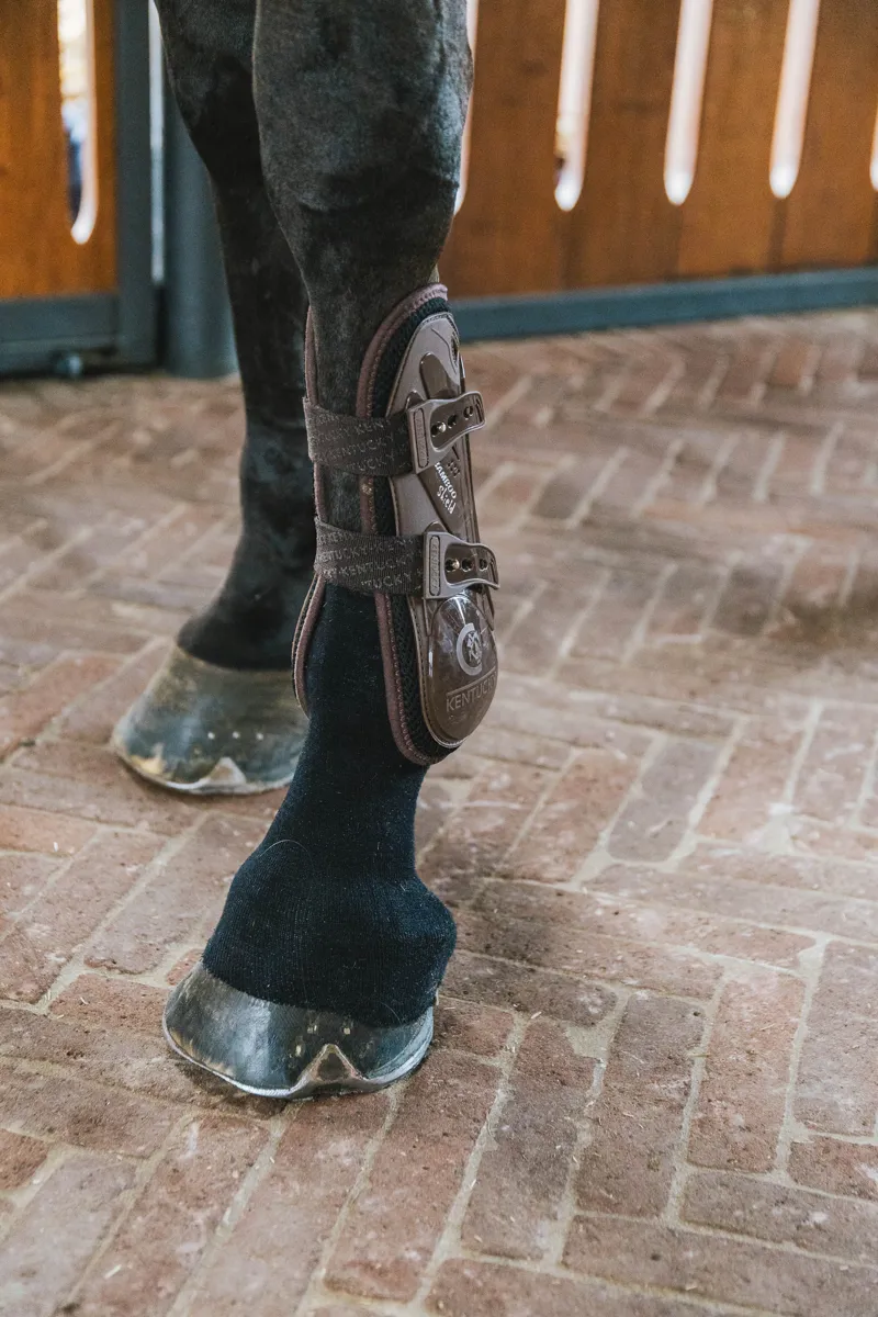 Kentucky Tendon Grip Gel Sock in Black-1