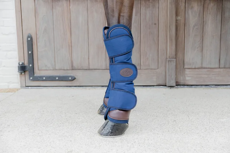 Kentucky Travel Boots in Navy-2