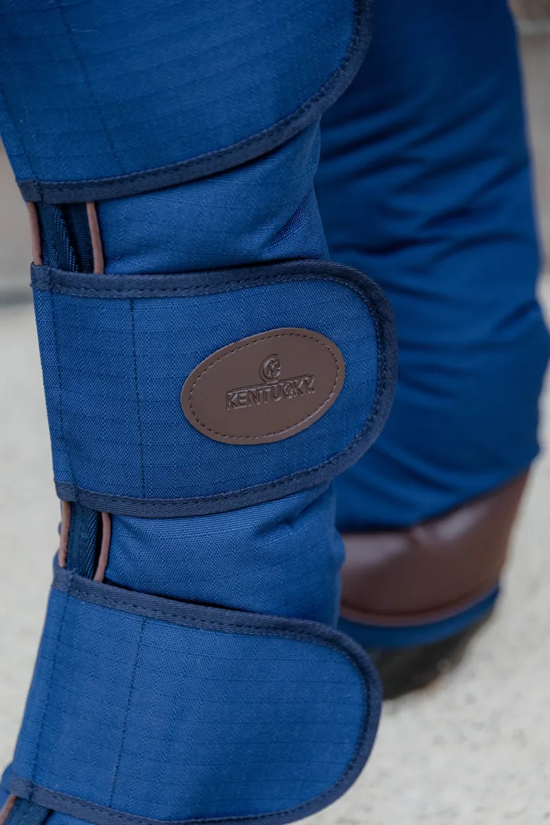 Kentucky Travel Boots in Navy-5