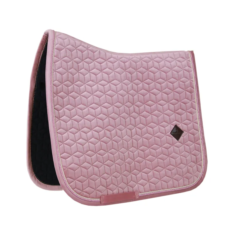 Kentucky Velvet Dressage Pad in Old Rose