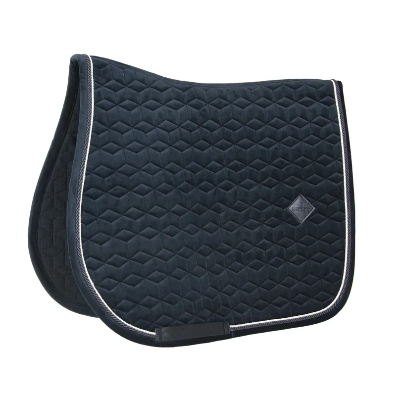 Kentucky Basic Velvet Jumping Saddle Pad in Black