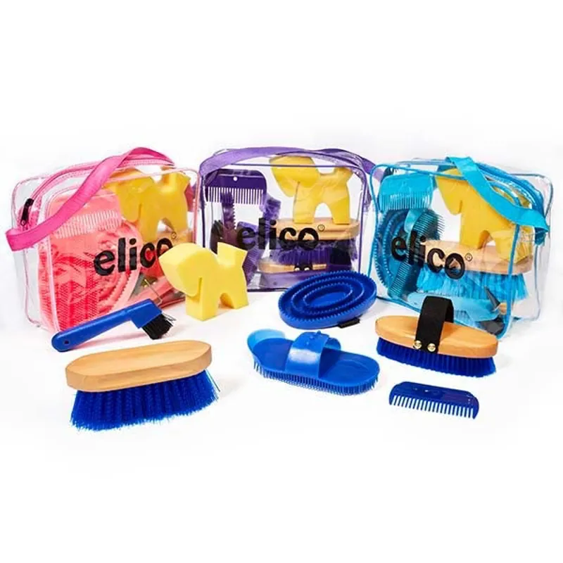 Elico Chepstow Grooming Kit in Blue