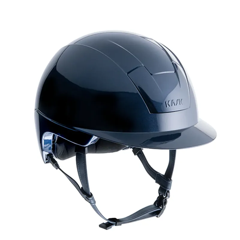 KASK Kooki Riding Hat in Navy Shine