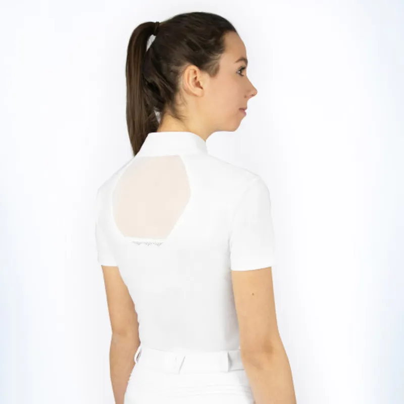 Coldstream Lanark Show Shirt Ladies in White-1