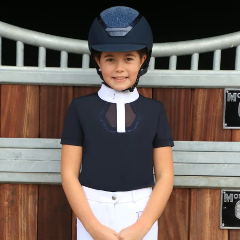Coldstream Lanark Show Shirt Next Generation in Navy-3