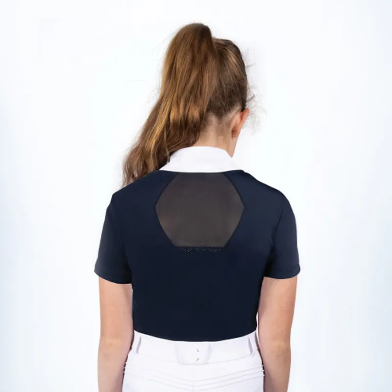 Coldstream Lanark Show Shirt Next Generation in Navy-1