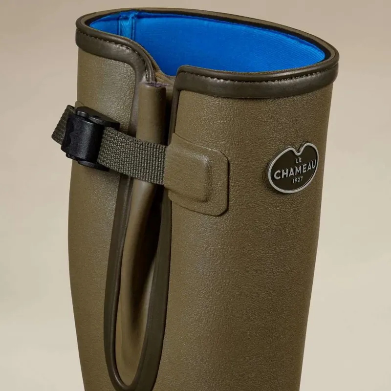 Le Chameau Vierzonord Wellingtons Mens Standard Calf in Iconic Green-3