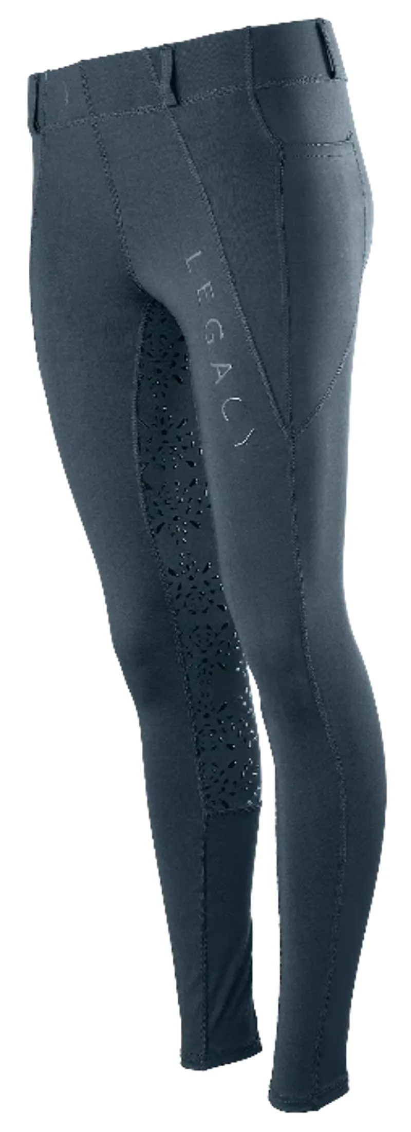 Legacy Riding Tights Kids in Smokey Blue