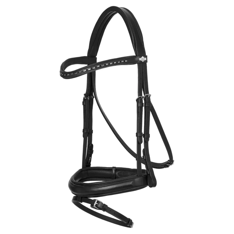 LeMieux Arika Dressage Bridle in Black and Silver