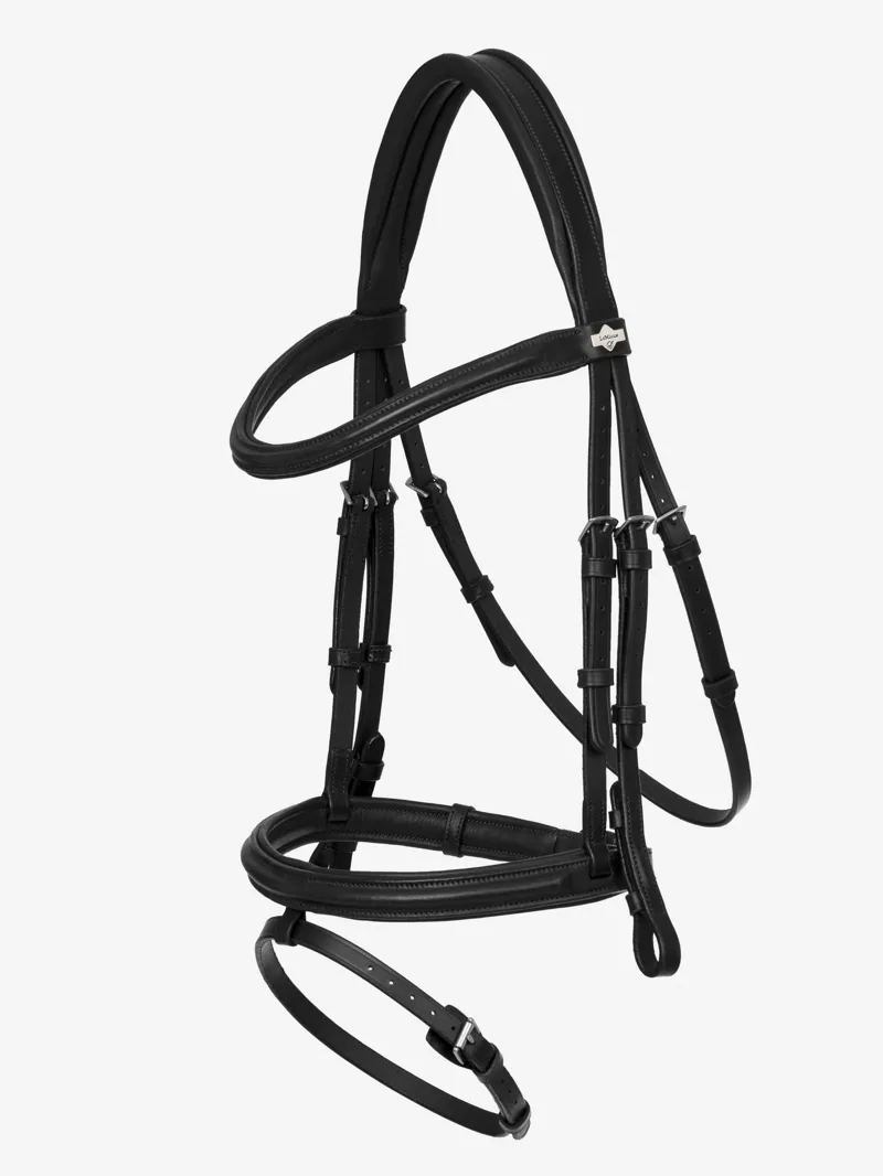 LeMieux Arika Flash Bridle - Black and Silver