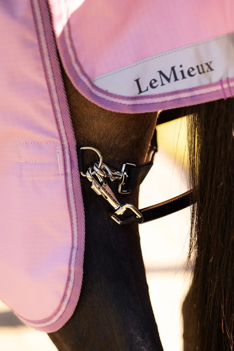 LeMieux Arika Ripstop 0g Turnout Rug in Fondant-4
