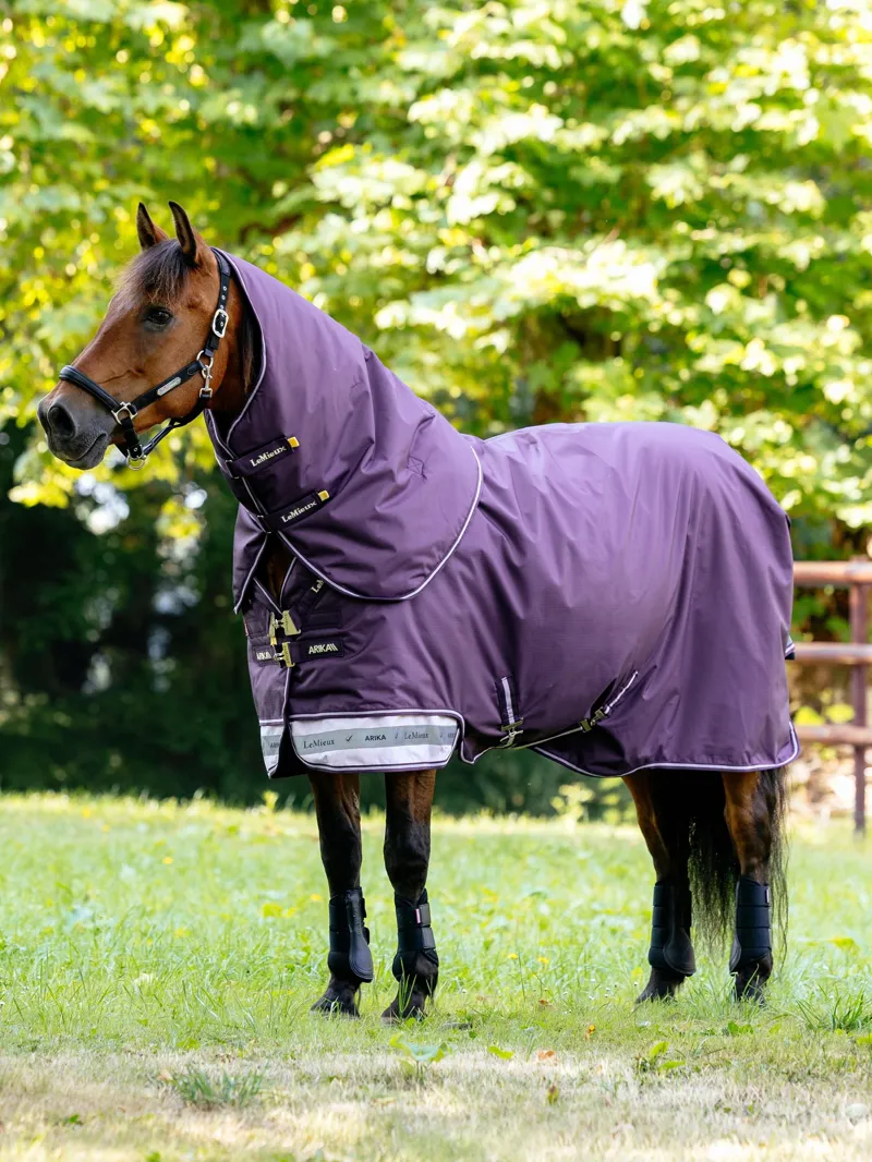 LeMieux Arika Ripstop Turnout Rug 0g in Juniper-2