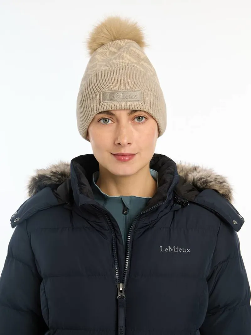 LeMieux LM Beanie in Stone